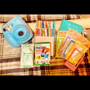 Baby-blue Instax mini 7s camera with EXTRAS! 📸🎞